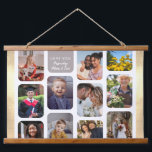 11 foto's personaliseren Modern Chic Elegant Love  Hangend Wandkleed<br><div class="desc">Elegant en modern fotodisplay dat een geweldig cadeau is voor elke gelegenheid en voor iedereen: bruiloft, familie, vrienden en beste vrienden, grootouders, Valentijnsdag. Voor beste resultaten wanneer het personaliseren van dit ontwerp, probeer gebruikend het zelfde formaat zoals de sjabloon gebruikt: verticaal wanneer verticaal, vierkant wanneer vierkant enz. Anders zal het...</div>