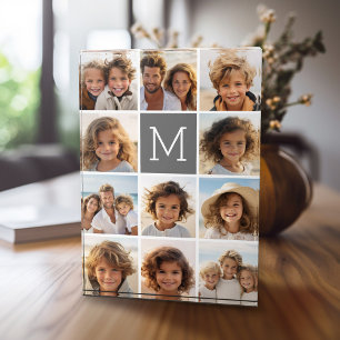 11 Fotosamenstelling - Minimaal raster met tekst Fotoblokken