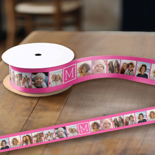 11 Fotosamenstelling - Minimaal raster met tekst Grosgrain Lint