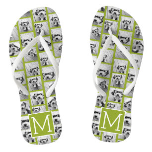 11 Fotosamenstelling - Minimaal raster met tekst Teenslippers