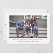 11 Fotoscript Vrolijk kerstjaar in de Review Feestdagenkaart (Achterkant)