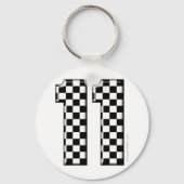 11 gecontroleerd automatisch racingnummer sleutelhanger (Voorkant)