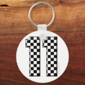 11 gecontroleerd automatisch racingnummer sleutelhanger (Voorkant)