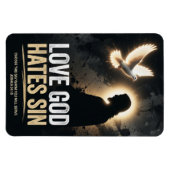 #11 God liefhebben zonde haten Magneet (Horizontaal)