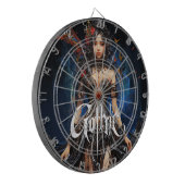 #11 Gotische pret Dartbord (Voorkant Links)