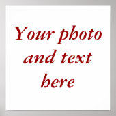 11-inch x11-inch gepersonaliseerd canvas poster (Voorkant)