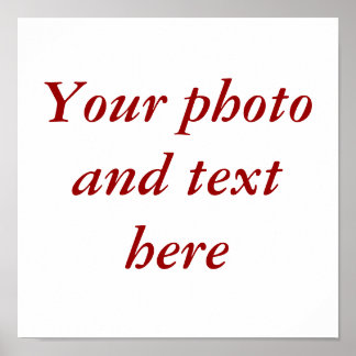 11-inch x11-inch gepersonaliseerd canvas poster