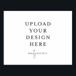 11-inch x 14-inch Poster - Landschap<br><div class="desc">Pas uw kaart in Templett aan. Nadat u klaar bent met het bewerken,  downloadt u uw bestand in een JPG-indeling (vergeet niet de afloopoptie aan te zetten). Upload uw ontwerp hier door op de blauwe "Personalize"knoop te klikken.</div>