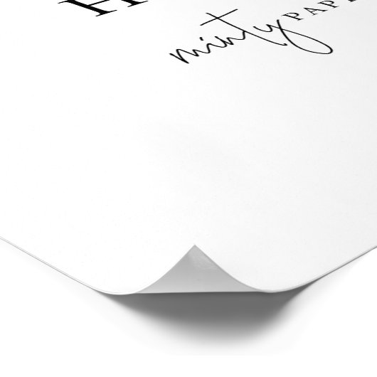 11-inch x 14-inch Poster - Portret (Hoek)