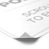 11-inch x 14-inch speciale datums Poster (Hoek)