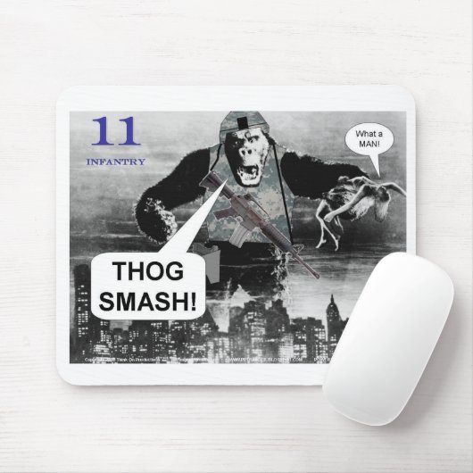 11 Infanterie Muismat (Met muis)