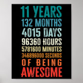 11 jaar 132 maanden Geweldige elfde verjaardag Poster (Voorkant)