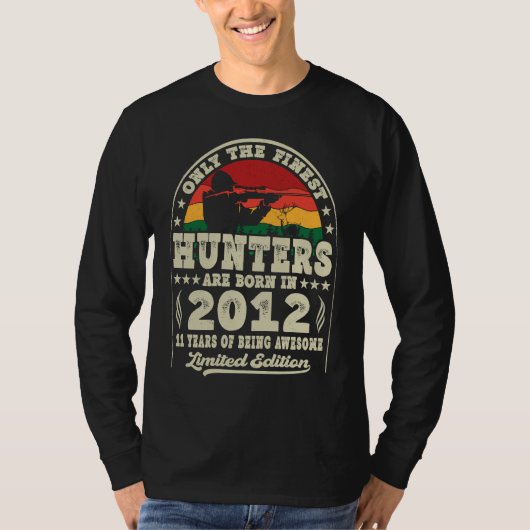 11 jaar 2012 11th Old Deer Hunters T-shirt (Voorkant)
