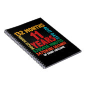 11 jaar Geweldige 11e geboorte-cadeau Notitieboek (Rechterzijde)