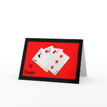 11 jaar is een groot iets! jubileumkaart