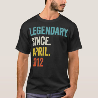 11 jaar Legendary sinds april 2012 11e verjaardag2 T-shirt