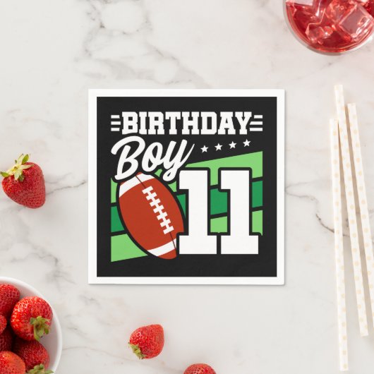 11 Jaar Oud Football Party Thema 11e Verjaardags J Servet (Insitu)