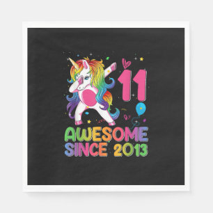 11 Jaar Oud Geweldig Sinds 2013 11e Verjaardag Uni Servet