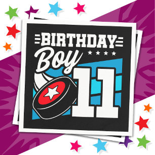 11 Jaar Oud Hockey Party Thema 11e Verjaardag Jong Servet