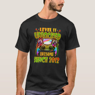11 jaar oud Jongen Niveau 11 Niet-vergrendeld Gewe T-shirt