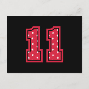 11 JAAR OUD VERJAARDAG 11e verjaardag Kinderen Vin Briefkaart