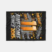 11 Jaar Oud Voor Jongens 11e Verjaardag Jongen 11  Fleece Deken (Voorkant (Horizontaal))