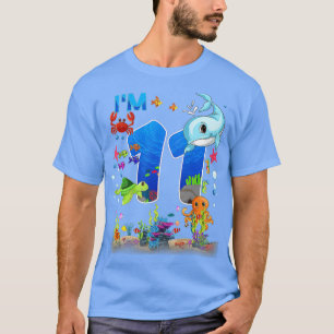 11 jaar oud Zee van de walvisvangst op de geboorte T-shirt