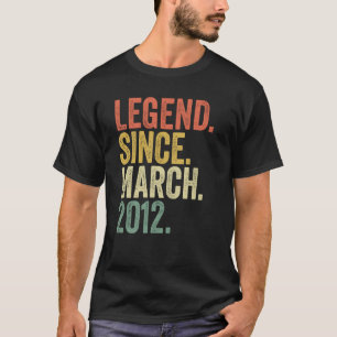 11 jaar oude 11e verjaardag sinds maart 2012 t-shirt