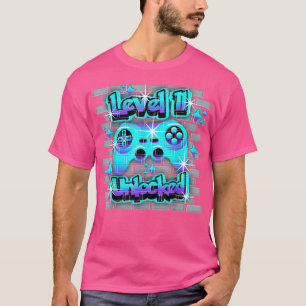 11 jaar oude 11e videogame-wedstrijd t-shirt