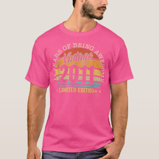 11 jaar oude Gift  2011 Limited Edition 11t T-shirt