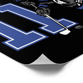 11 jaar oude ijshockey naar de 11e verjaardag van poster (Hoek)