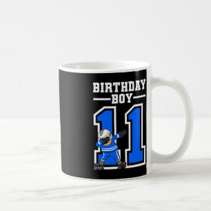 11 jaar oude jongen Ice Hockey Player 11th Birthda Koffiemok