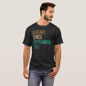 11 jaar oude legend sinds september 2011 11e herfs t-shirt (Voorkant volledig)