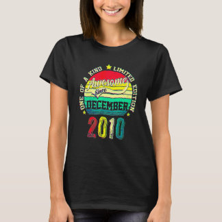 11 jaar oude verjaardag Geweldige sinds december 2 T-shirt
