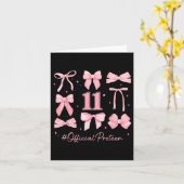 11 jaar oude verjaardag meisje 11e verjaardag Coqu Kaart (Gele Bloem)