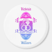 11 jaar traditioneel Staal 11e trouwdag Magneet (Voorkant)