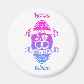 11 jaar traditioneel Staal 11e trouwdag Magneet (Voorkant)