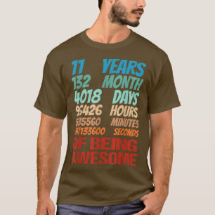 11-jarige 11e verjaardag Jongen meisje 11e verjaar T-shirt