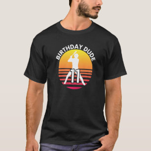 11-jarige 11e verjaardag Kerel jongens Baseball Pa T-shirt