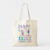 11-jarige cadeautjes voor 11e verjaardag tote bag (Achterkant)