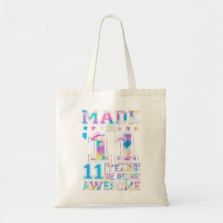 11-jarige cadeautjes voor 11e verjaardag tote bag