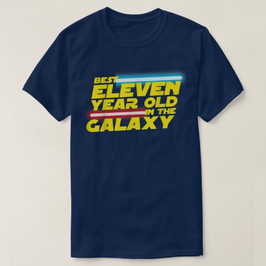 11-jarige elfde verjaardag op de beste Galay T-shirt (Design voorkant)