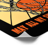 11-jarige gelukkige 11e verjaardag Bysketbyll 11e  Poster (Hoek)