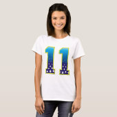 11-jarige ster t-shirt (Voorkant volledig)