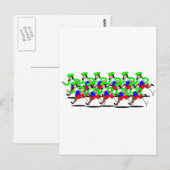 11 Lords Leaping Briefkaart (Voorkant / Achterkant)