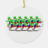 11 Lords Leaping Keramisch Ornament (Voorkant)