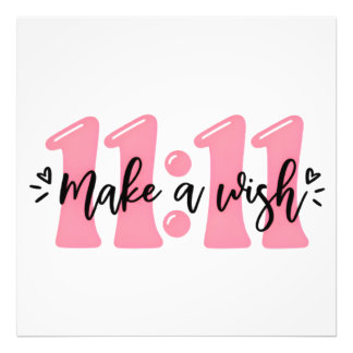 11 Maak een Wens Mooie Roze Typografie Poster