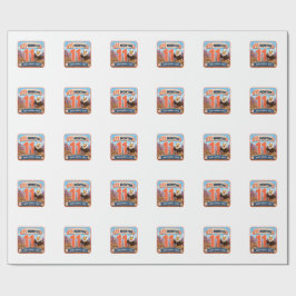 11 Maanden Baby Mijlpaal Ontdekker Cadeaupapier