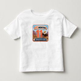 11 maanden baby mijlpaal ontdekkingsreiziger kinder shirts