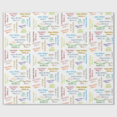 11 Maart Verjaardags Cadeaupapier (Vlak)